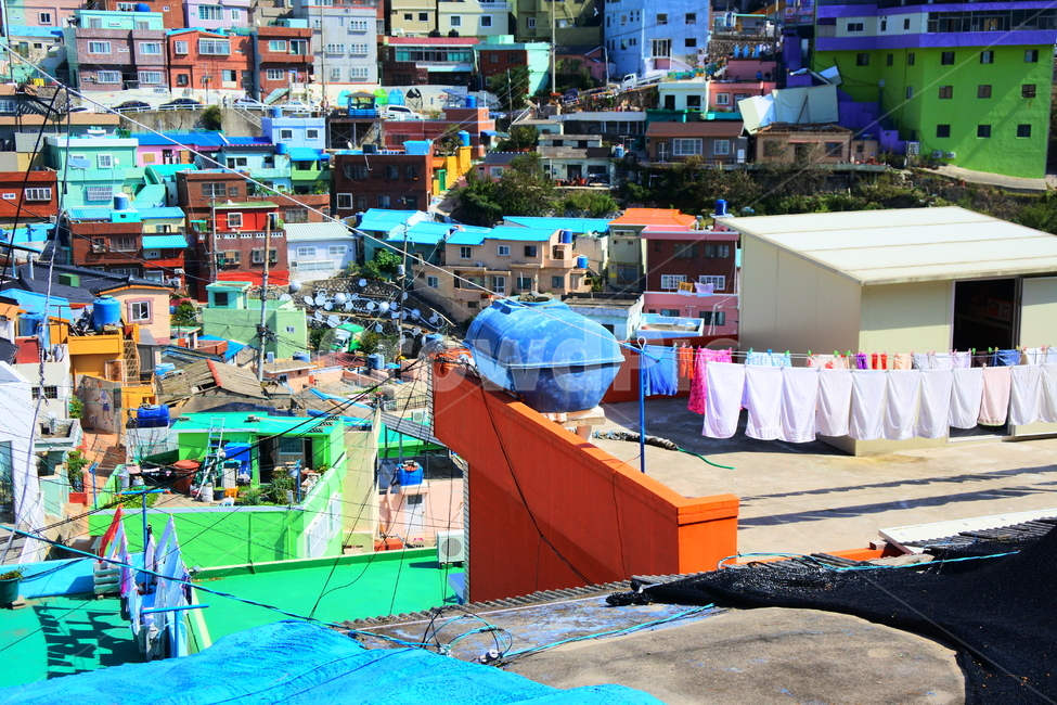 감천문화마을,gamcheonculturevillage,빨래,빨랫줄,옥상,시골,마을,풍경,landscape,country,rural,town