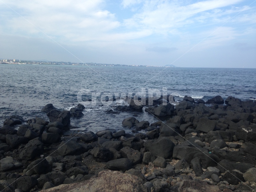 제주도,바다,풍경,여름,파도