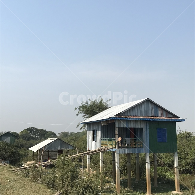 집,캄보디아,동남아,여름,가옥,해외,외국,세계,foreign,oversea,world