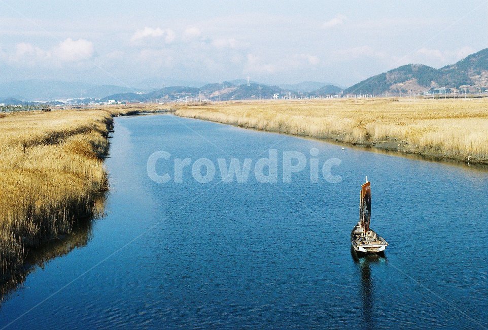 순천만,순천만풍경,순천만습지,돛단배,갈대밭,ship,자연,풍경,nature,landscape,water,물,vehicle,차량,boat,보트,transportation,교통,outdoors,옥외