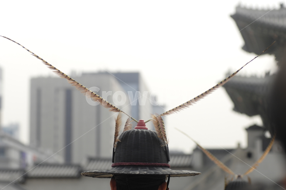 광화문,교대식,교대,모자,cap,깃털,한국전통,한국문화,korean traditional,korean culture