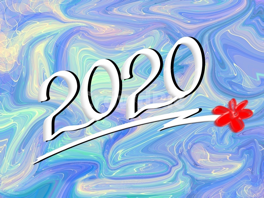 2020,2020년,경자년,쥐띠해,새해,일러스트레이션