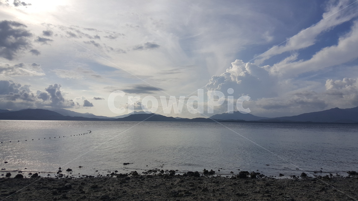 필리핀,팔라완,구름,자연,바다,자연,풍경,nature,landscape,weather,날씨,outdoors,옥외,water,물,cloud,sky,하늘,cumulus,적운,ocean,대양,sea