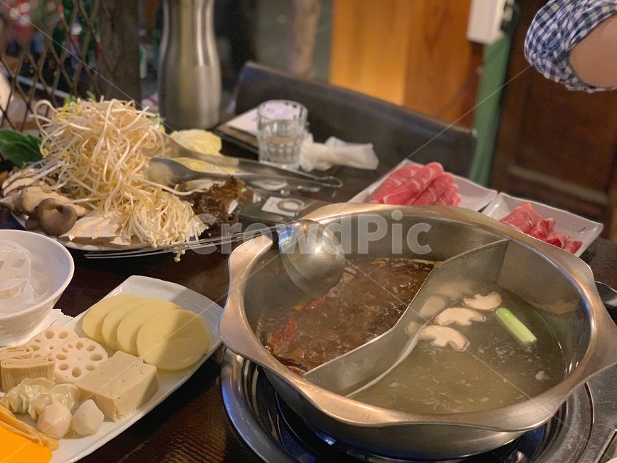 훠궈,샤브샤브,음식,중국요리,홍탕,백탕