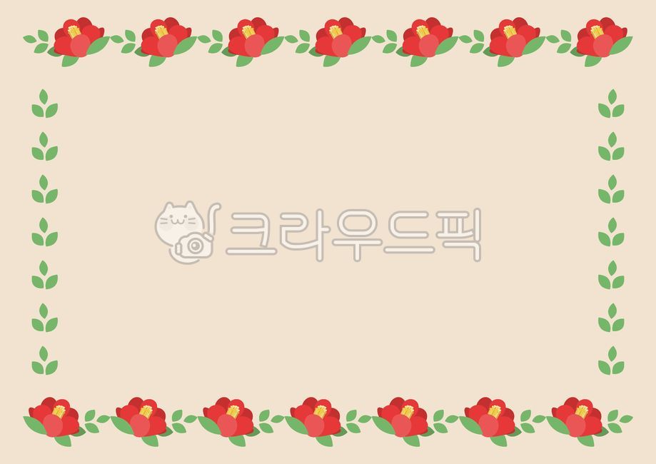 꽃잎,동백꽃,동백,꽃장식,사각프레임,flower,꽃,floraldesign,플로랄디자인,메모지,꽃메모지,알림장