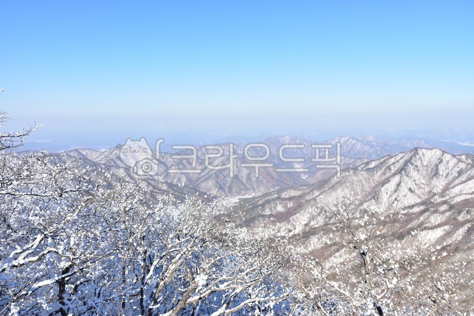 겨울,상고대,서리꽃,자연,설경,풍경,눈꽃,눈,눈보라,바람,겨울왕국,파란하늘,산,나뭇가지,겨울나무,민주지산,겨울산,배경,계절,winter,season,nature,landscape,snow,겨울,계절,winter,season