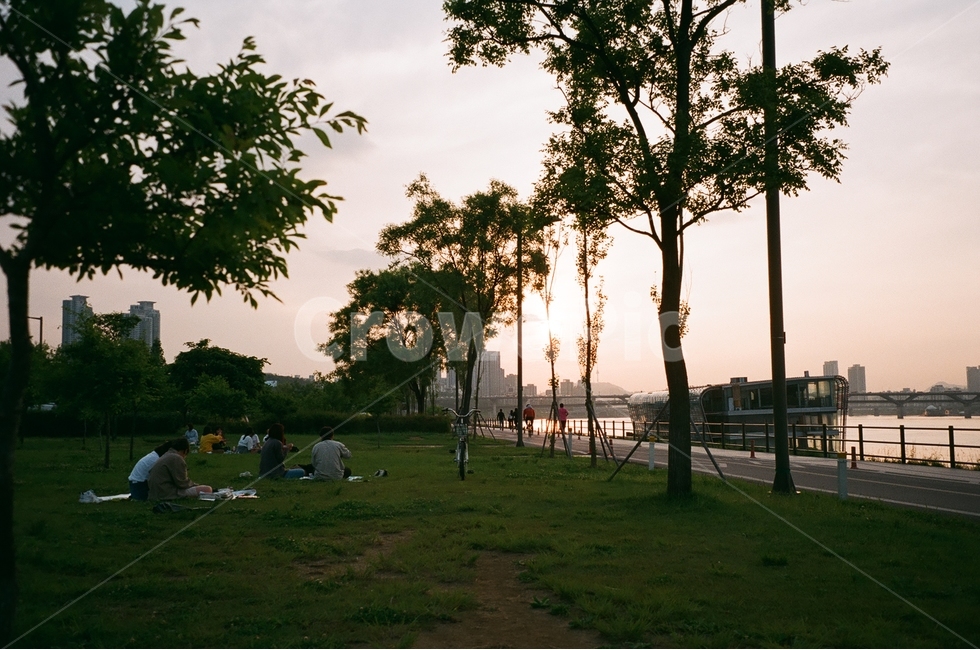 한강,노을,해질녘,한강공원,주말,자연,풍경,nature,landscape,도시,city,한국도시풍경,한국도시경관,korea cityscape,사람들,대중,군중,other people,crowd,휴식,힐링,rest,relaxation,healing,outdoors,옥외,plant,식물,tree,나무,grass,잔디