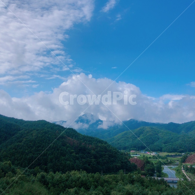 하늘,구름,깔끔함,배경,배경사진
