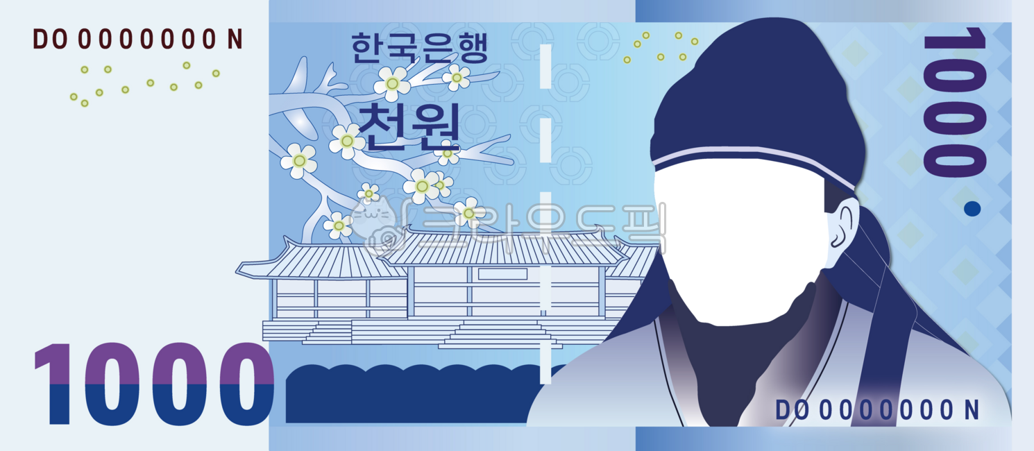 1,000 won,1,000 won,face synthesis,synthesis source,1,000 won illustration,money,money,money illustration