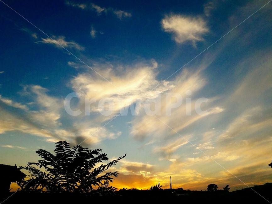 구름,풍경,그라데이션,파란하늘,노을,자연,풍경,nature,landscape,outdoors,옥외,sky,하늘