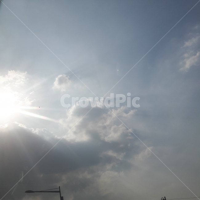 서울,도심하늘,가을하늘,태양,구름사이햇살,자연,풍경,nature,landscape,light,빛,flare,플레어,sunlight,햇빛