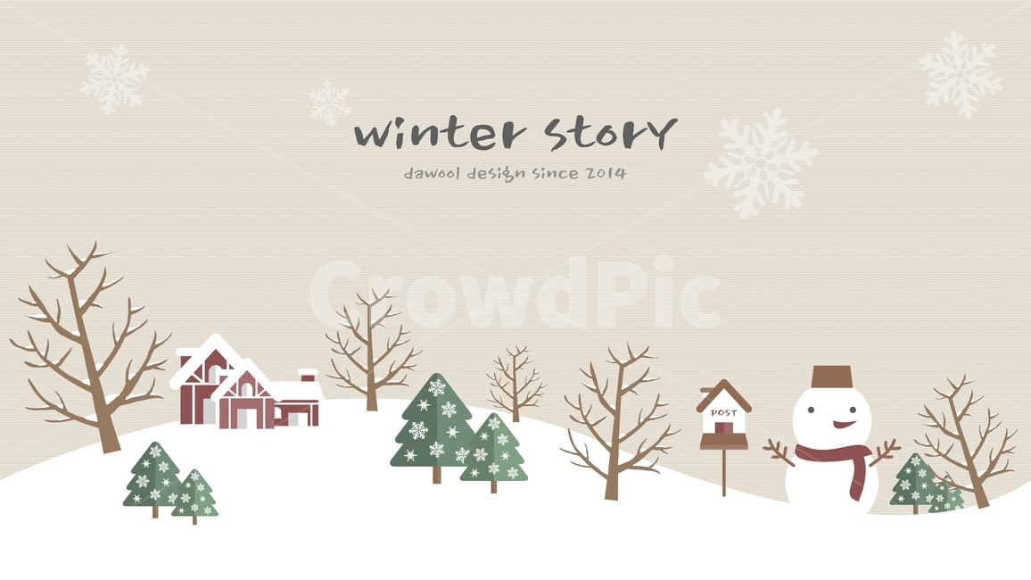 눈사람,눈결정,집,나무,겨울,플랫디자인,일러스트,겨울,계절,winter,season,그래픽,일러스트레이션,graphic,illustration