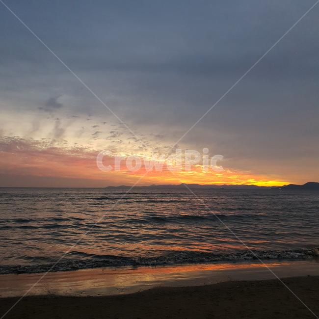 자연,바다,바닷가,노을,석양,황혼,다대포,잔잔한파도,파도,일몰,자연,풍경,nature,landscape