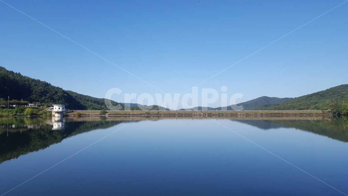파주,출렁다리,하늘,마장호수,파랑