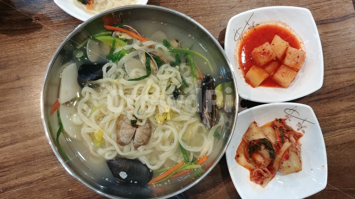 바지락칼국수,칼국수,food,국수,깍두기,음식,식재료,요리,food,cook,meal,dishes,food reserves