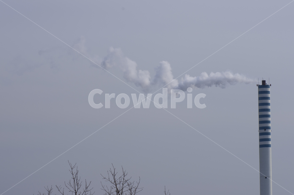 굴뚝,연기,공장,하늘,기둥,chimney,smoke,환경,factory,sky,environment,공해,환경문제,스모크