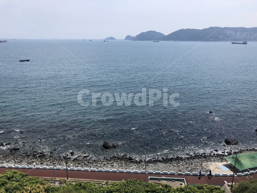 바다,수평선,해안도로,바닷가,섬