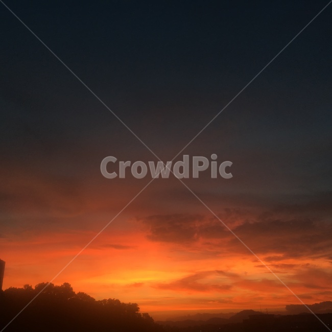 하늘,노을,석양,구름,빨간,새빨간,자연,풍경,nature,landscape,outdoors,옥외,sunset,일몰,red sky,붉은 하늘,sky,dusk,황혼,dawn,새벽
