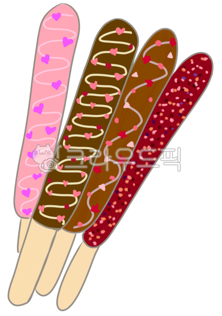 빼빼로,빼빼로데이,사랑고백,과자,간식,초코과자,감성,일러스트,제과