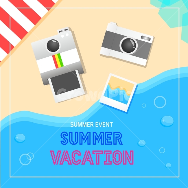 카메라,폴라로이드,사진,바다,여름,이벤트,팝업,플랫디자인,일러스트,여름,계절,summer,season,그래픽,일러스트레이션,graphic,illustration,poster,포스터,advertisement,광고,brochure,브로슈어,flyer,전단,paper,종이