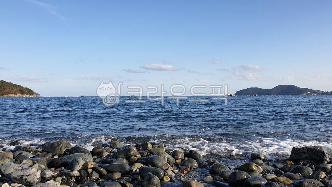 tide,sky,Mongdol Beach,nature,round stone sea,winter sea,Geoje Island,sea,Mongdol,ocean,clear sea,Geoje,tranquility,Namhae Beach,Geoje sea,autumn sea