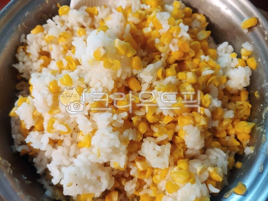 pot rice,corn,Chodang Corn,yellow,yellow rice,Chodang Corn Rice,rice,food,special meal,corner,pot,corn rice,sweet