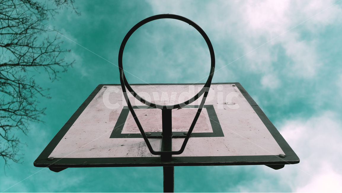 hoop,테두리,농구골대,하늘,구름,sky,cloud