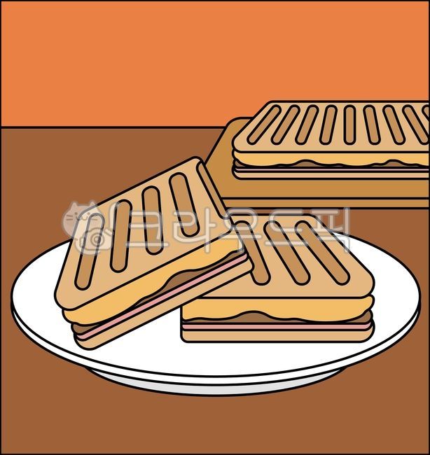 쿠바샌드위치,그릴,치즈,디저트,간식,일러스트,드로잉,구워진,접시,녹은,흘러내린,색감,맛있는,귀여운,요리,cuba,sandwich,dessert,illust,drawing,dish,color,delicious,cute,cook,food,grill,cheese,side,melting,그래픽,일러스트레이션,graphic,illustration