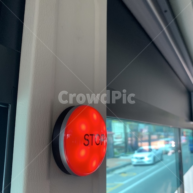 버스,벨,stop,사물,사용