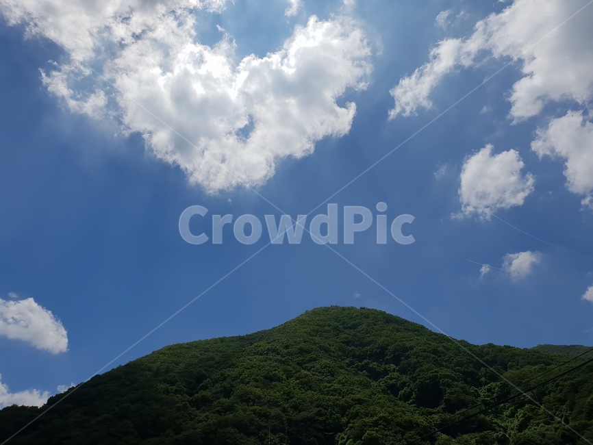 하늘,구름,파란하늘,산,나무,풍경,자연,풍경,nature,landscape,outdoors,옥외,weather,날씨