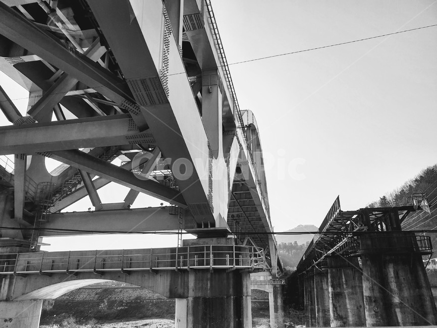 다리,교량,교각,공사,가평,청평,bridge,브릿지,흑백,건축물,건물외관,exterior,building,structure,architecture,construction