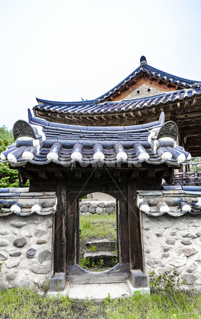군자마을,고택,전통가옥,전통마루,전통정자,관광명소,안동명소,전통기와,기와지붕