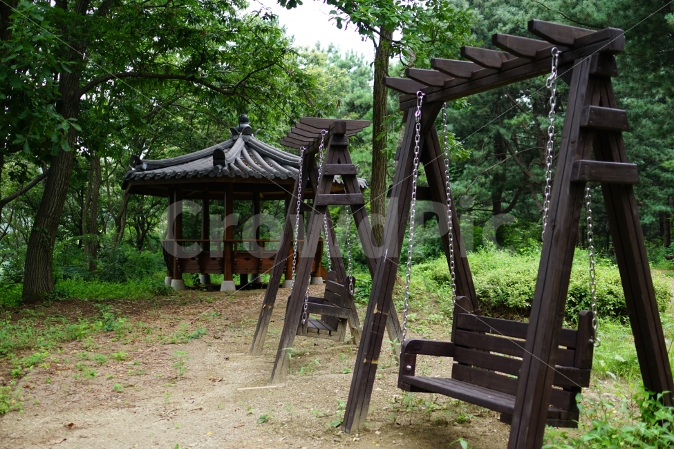 나무,공원,산책로,숲,산,식물,자연,풍경,nature,tree,forest,그네,정자,놀이기구,쉼터,휴식,한옥,여름,summer,녹색,그린,green,color,landscape,계절,season