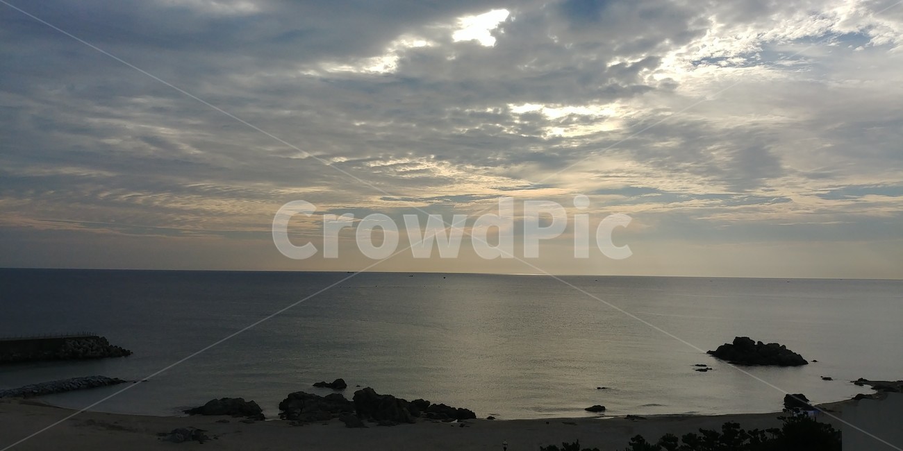 sky,nature,summer,cloud,Beach,seascape,beach,sight,Sunrise