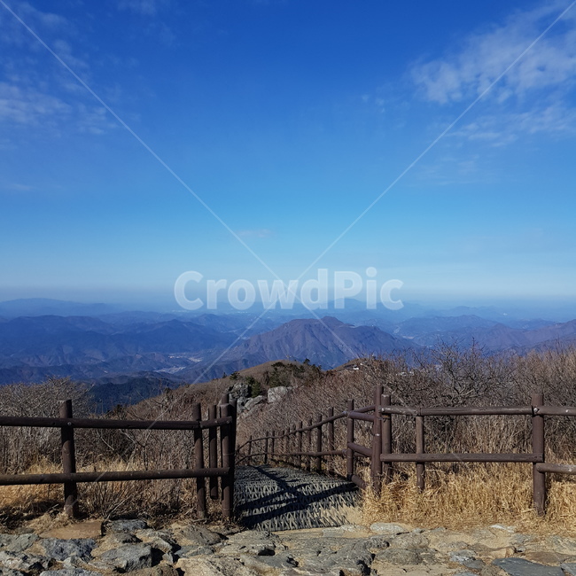 산꼭대기,정상,자연,하늘,산,상고대,푸른하늘,산정상,고지