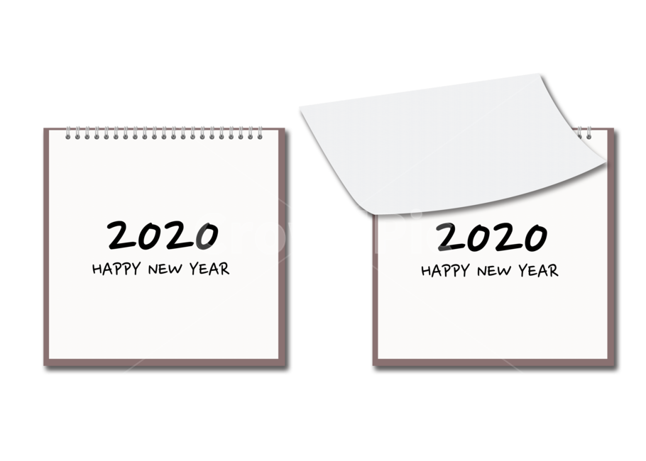 2020,2020년,달력,경자년,새해,해피뉴이어,happynewyear,디자인,일러스트,배경,백그라운드,오브젝트,탁상달력,접힌,캘린더,종이,브라운,calendar,desk,design,illust,illustration,background,object,paper,brown,folded,누끼,remove background