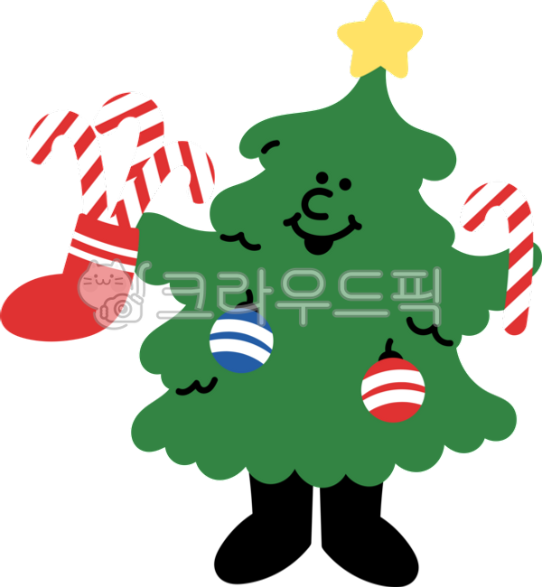 Christmas tree,cute tree,Christmas stockings,winter decorations,cute characters,seasonal atmosphere,Christmas image,year-end atmosphere,Christmas party,festival characters,Christmas tree,Christmas items,candy cane props,winter props,Christma