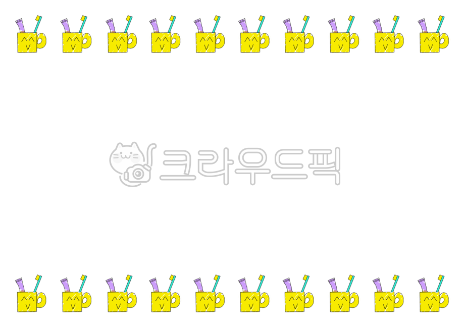 border,hand drawing,toothbrush,notice board,toothpaste,note paper,background,hand drawn illustration,nameplate,border illustration,decoration,cup,Photo Frame