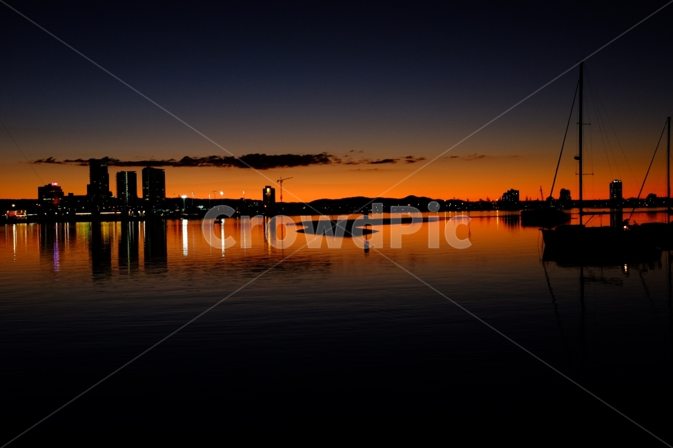 노을,바다,여행,초저녁,그림자,도시,풍경,city,landscape,실루엣,그림자,silhouette,shadow,water,물,waterfront,워터 프론트,pier,교각,port,포트