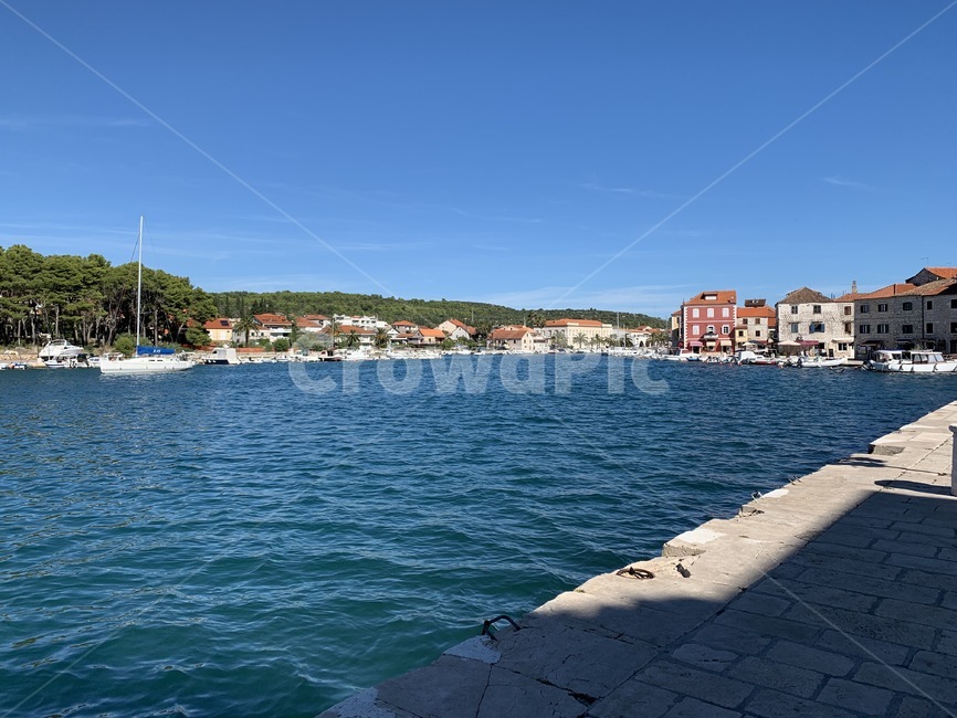 크로아티아,흐바르,스타리그라드,마을,바다,선착장,village,croatia,hvar,starigrad