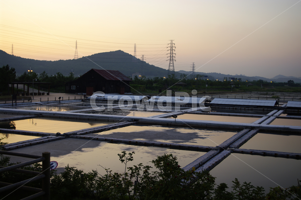 염전,생태공원,하늘,소금,풍경,산업,industry,industrial