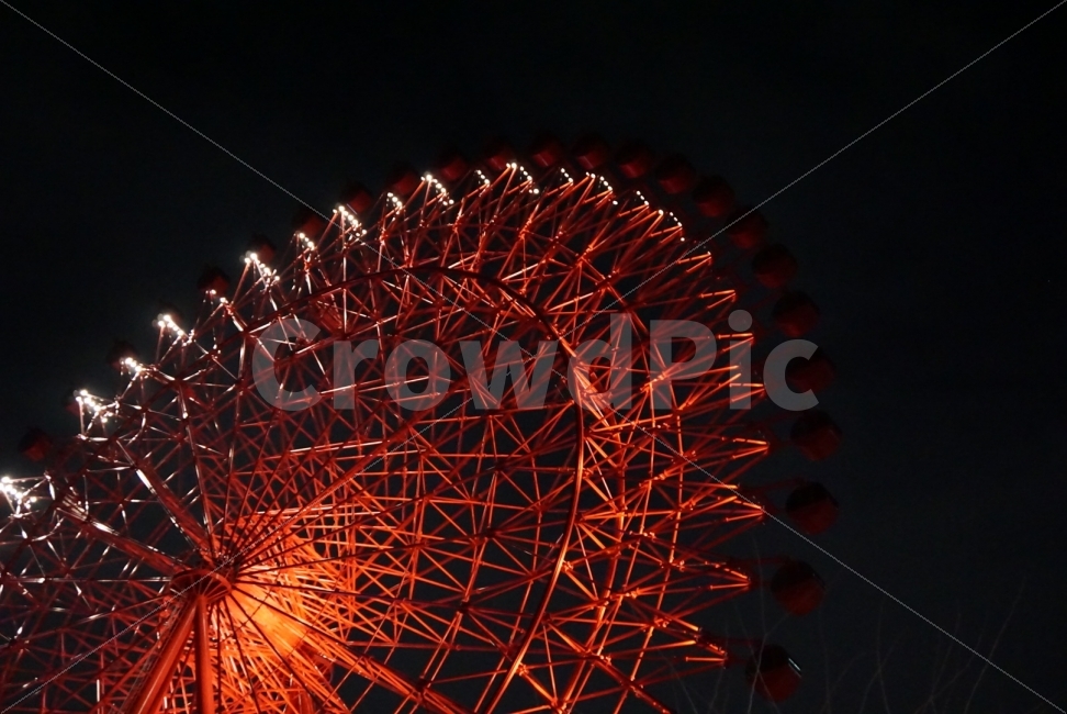 햅파이브,일본여행,관람차,야간,오사카,도시,풍경,city,landscape,야경,밤,nightscape,night,ferris wheel,amusement park,놀이 공원