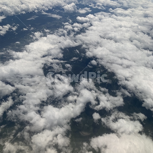 구름,하늘,날씨좋음,상공,sky,하늘위에서