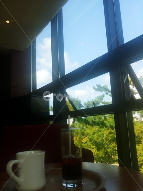 창가,커피,컵,테이블,coffeecup,커피,카페,coffee,cafe