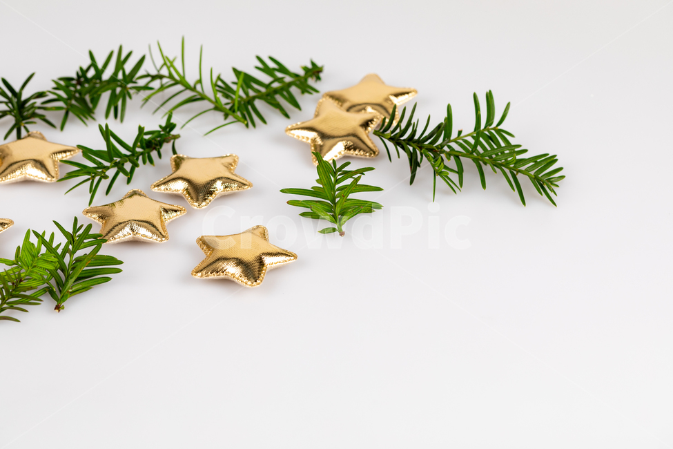 장식,크리스마스,별,골드,주목나무잎,메리크리스마스,성탄절,merry christmas
