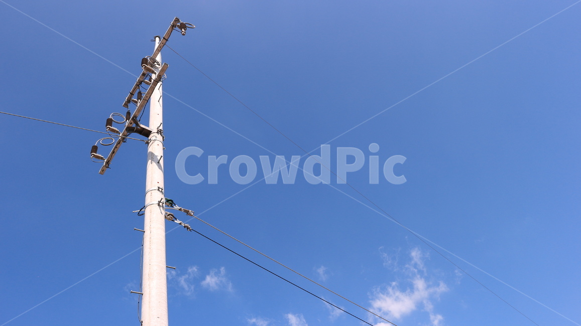 전봇대,하늘,전신주,기둥,건축물,sky,pole,telephonepole,utility