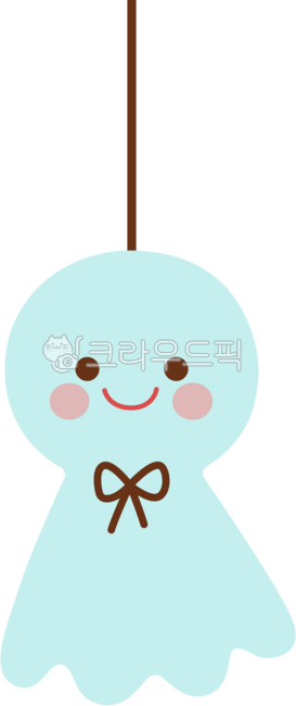 테루테루보즈,날씨인형,비인형,일본문화,비오는날,캐릭터,일본전통,장마철,여름,호우주의보,날씨,일러스트,꾸미기,스티커