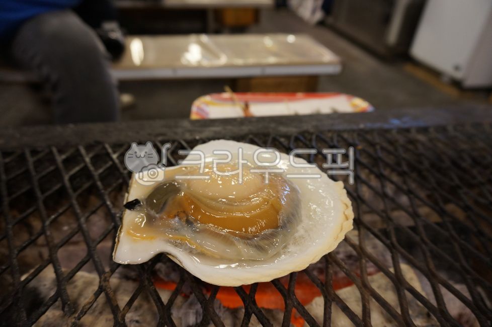 scallop,Grilled grill,Hotate,Robatayaki