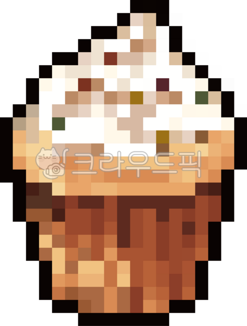 Cupcake,cake,pixel,pixel art,cupcake drawing,muffin,muffin drawing,muffin illustration,cupcake illustration,cupcake shape,muffin shape,bread,bakery,cooking,baking,food,dessert,pixel cupcake,pixel muffin,whipped cream,cream,whipped cre
