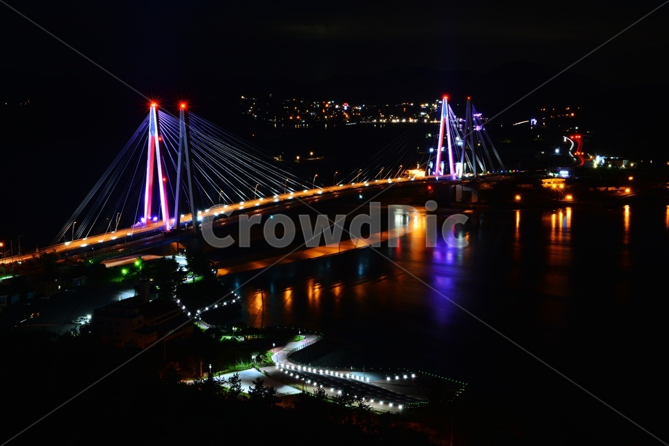 building,건물,bridge,다리,road,도로,진도,진도대교,대교,진도대교야경,야경,해변,해변야경